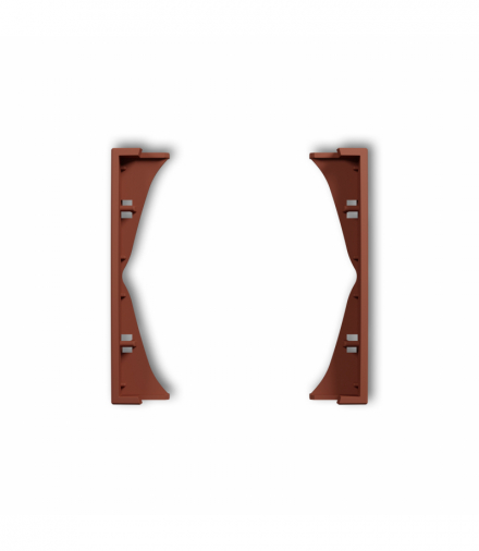 MINI Ramka pośrednia do gniazd podwójnych, terakota Karlik 63MRP-2