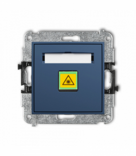 MINI Gniazdo światłowodowe, optyczne pojedyncze, navy blue Karlik 64MGOP-1