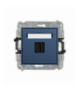 MINI Gniazdo HDMI 2.1, 8K, navy blue Karlik 64MHDMI-5