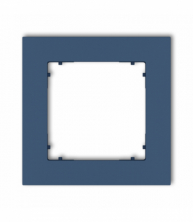 MINI Ramka uniwersalna pojedyncza kwadratowa z tworzywa, navy blue Karlik 64MR-1