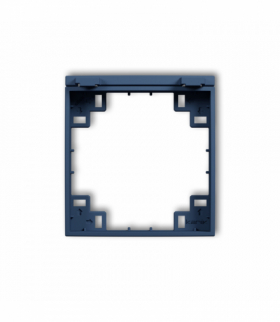 MINI Ramka pośrednia do gniazda bryzgoszczelnego z uziemieniem SCHUKO, navy blue Karlik 64MRPB-1s