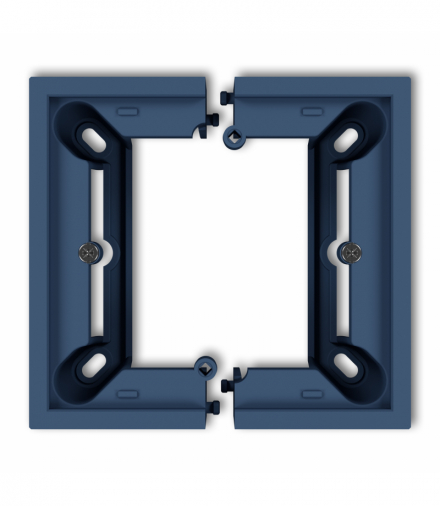 MINI Puszka natynkowa pojedyncza, składana MINI, navy blue Karlik 64DPU-1