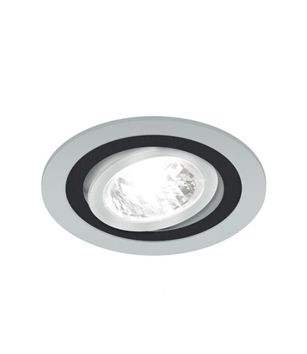 Sufitowa oprawa punktowa BORYS C SILVER/BLACK 3223