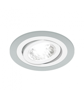 Sufitowa oprawa punktowa BORYS C SILVER/WHITE 3225
