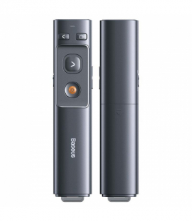 Bezprzewodowy wkaźnik laserowy Baseus Orange Dot Wireless Presenter (Red Laser) szary bez baterii TFO BRA013897