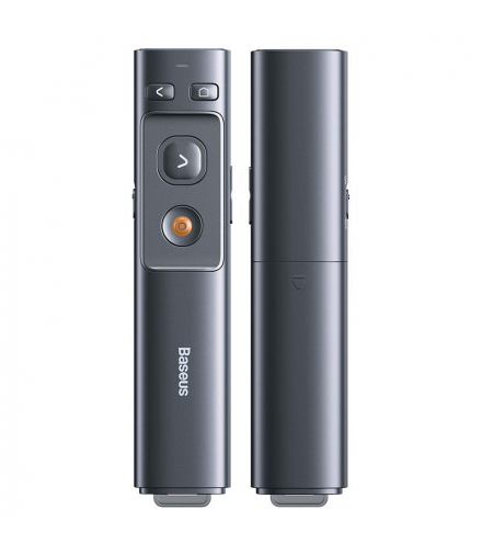 Bezprzewodowy wkaźnik laserowy Baseus Orange Dot Wireless Presenter (Red Laser) szary bez baterii TFO BRA013897