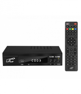 Tuner DVB-T-2 LTC TV naziemnej DVB506 z pilotem programowalnym H.265 LTC LXDVB507