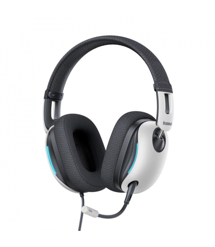 Słuchawki przewodowe Baseus do gier GoPlay 1+ Max Biały TFO BRA014397