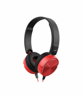 Słuchawki przewodowe HAVIT HV-H2178D nauszne czerwone TFO GSM115584