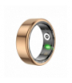 Maxlife smart ring dla osób dbających o zdrowie, kroki, kalorie, dystans, tętno, tlen we krwi MXSR-100 złoty rozmiar 9 TFO OEM0300709