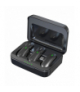 Devia mikrofon do telefonu Kintone USB-C bezprzewodowy podwójny krawatowy czarny TFO GSM184016