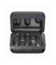 Devia mikrofon do telefonu Kintone USB-C bezprzewodowy podwójny krawatowy czarny TFO GSM184016