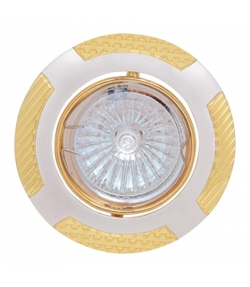 Sufitowa oprawa punktowa LEYLAK HL797 PEARL SILVER/GOLDEN IDEUS 01325