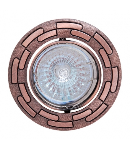 Sufitowa oprawa punktowa ZAMBAK HL798 ANTIQUE RED COPPER IDEUS 01331