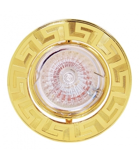 Sufitowa oprawa punktowa BEGONYA HL779 GOLDEN IDEUS 01313