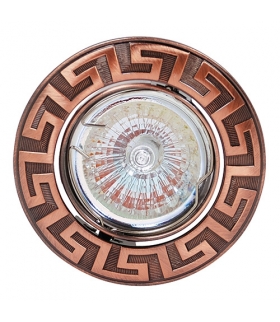 Sufitowa oprawa punktowa BEGONYA HL779 ANTIQUE RED COPPER IDEUS 01317