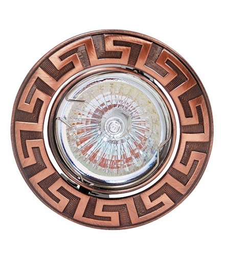 Sufitowa oprawa punktowa BEGONYA HL779 ANTIQUE RED COPPER IDEUS 01317