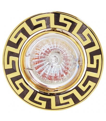 Sufitowa oprawa punktowa BEGONYA HL779 TITANIUM BLACK/GOLDEN IDEUS 01319