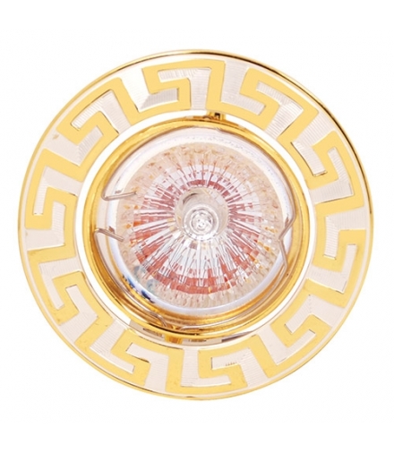 Sufitowa oprawa punktowa BEGONYA HL779 PEARL SILVER/GOLDEN IDEUS 01318