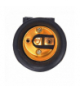 Adapter rozgałęźnik żarówki E27 (złodziejka) czarny HQ LAMEX LXAC57