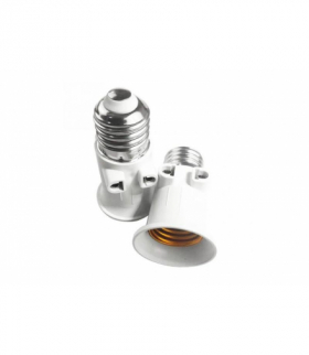 Adapter rozgałęźnik żarówki E27 (złodziejka) biała HQ LAMEX LXAC56