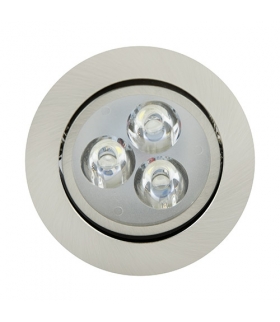 Sufitowa oprawa punktowa POWER LED VERA-3 HL673L CHR+MATCHR 2700K IDEUS 01697