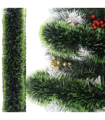 Łańcuch choinkowy, Girlanda choinkowa- zielona 6m Ruhhy 22308