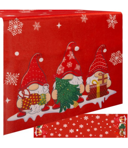 Bieżnik świąteczny 220x40cm Ruhhy 22483