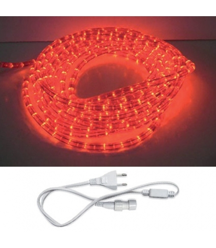Wąż świetlny z akcesoriami LED ROPELIGHT SET 2 LINE RED 10M IDEUS 02220