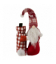Skrzat świąteczny z torbą na butelkę, gnom, krasnal 18cm x 22cm x 55cm Ruhhy