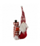 Skrzat świąteczny z torbą na butelkę, gnom, krasnal 18cm x 22cm x 55cm Ruhhy