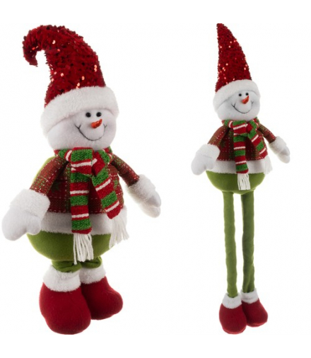 Bałwan świąteczny, teleskopowy 95cm Ruhhy 22331 RUHHY 00022331