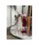 Wróżka figurka świąteczna biała 40cm Ruhhy 22342