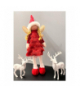 Wróżka figurka świąteczna czerwona 40cm Ruhhy 22346