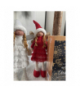 Wróżka figurka świąteczna czerwona 40cm Ruhhy 22346