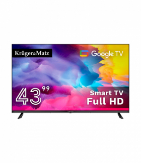 Telewizor Kruger&Matz 43" FHD Google TV 5.0 DVB-T2/T/C H.265 HEVC Kruger&Matz KM0243FHD-SA