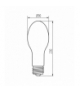 Źródło światła LED XLED HP D90 E40 36W NW neutralna 4000K 6000lm transparentny Kanlux 37348