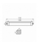 Oprawa pyłoszczelna, liniowa LED TP STRONG 60W 12 NW 4000K 8000lm biały Kanlux 33163
