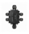 Puszka n/t HD IP68, 0,5-6,0mm² ,2 dławnice M20, 4 dławnice M16 Orno OR-JB-13815/6