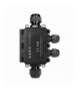 Puszka n/t HD IP68, 0,5-6,0mm² ,2 dławnice M20, 2 dławnice M16, układ T Orno OR-JB-13815/4T