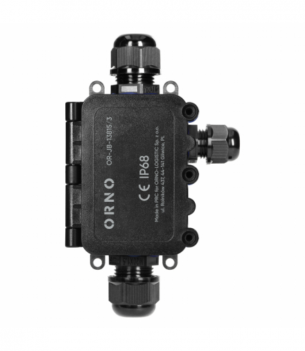 Puszka n/t HD IP68, 0,5-6,0mm² ,2 dławnice M20, 1 dławnica M16 Orno OR-JB-13815/3
