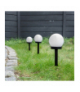 Solarny Słupek Ogrodowy LED okrągły klosz SSO-5 Eco Light EC20769