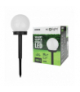 Solarny Słupek Ogrodowy LED okrągły klosz SSO-5 Eco Light EC20769