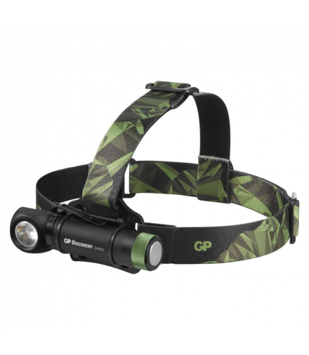 GP Latarka czołowa LED ładowalna Discovery CHR35, 600 lm GP P8555