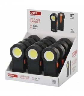 COB LED latarka, 3× AAA, 12 box EMOS P4715