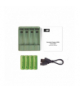 GP Ładowarka Recyko Everyday B421 + 4× AA 2700 + USB *MPP GP B52427U