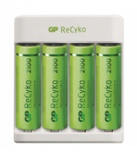 GP Ładowarka ReCyko Eco E411 + 4× AA2100+ 4× AAA800 *MPP GP B51418