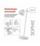 Lampa biurkowa LED SOPHIE, ładowalna, biała EMOS Z7635W