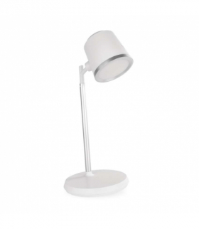 Lampa biurkowa LED ABBIE, ładowalna, biała EMOS Z7636W