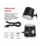Lampa biurkowa LED ABBIE, ładowalna, czarna EMOS Z7636B